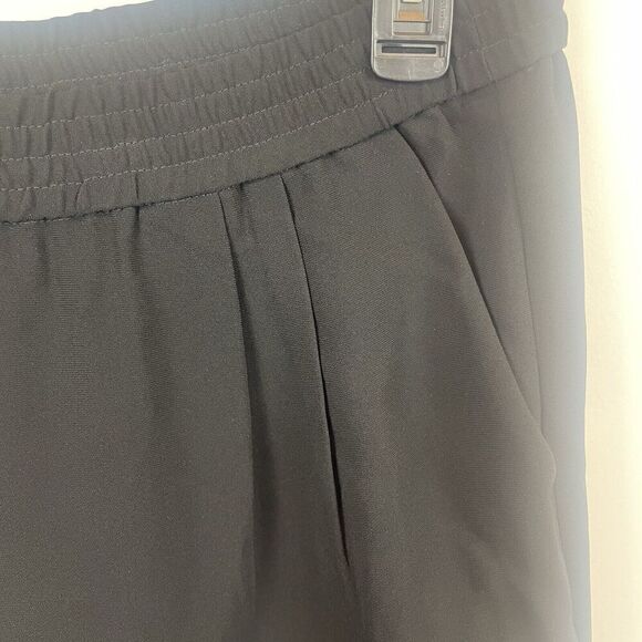 Diane Von Furstenberg Black Jogger Style Pants Size 4 TriAcetate  Janeta S830901 - Picture 9 of 11